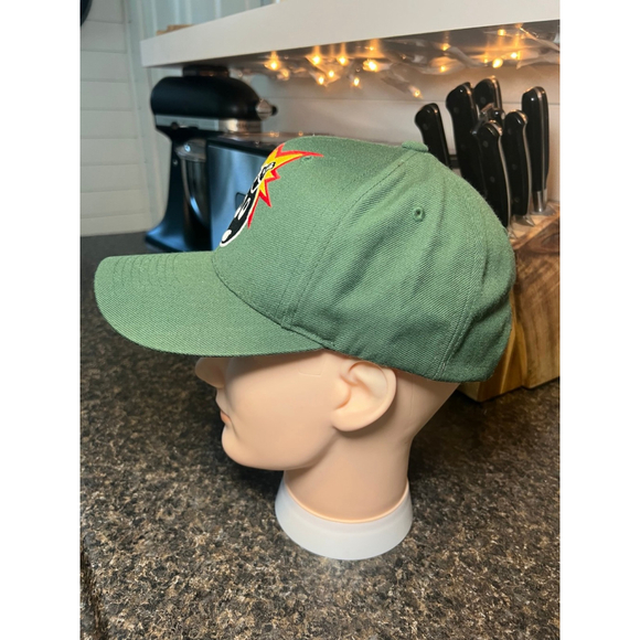 THE HUNDREDS Men’s Green Atom Bomb Baseball Hat - Picture 2 of 8